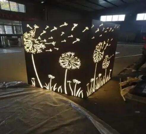 抚宁耐候钢灯箱